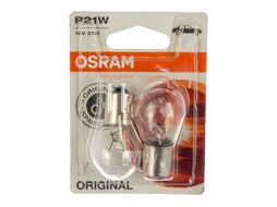 Комплект ламп накаливания блистер 2шт P21W 12V 21W BA15S (Замена 7506-02B) OSRAM 7506-2BL