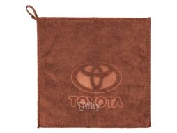 Салфетка чистящая микрофибра с логотипом 30*30 см (3шт/уп) Forsage F-NHE33 TOYOTA