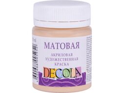 Краска акриловая матовая "Декола", 50 мл., банка Невская Палитра 14328235