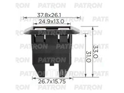 Клипса пластмассовая Клипса крепление заднего сидения VW PATRON P37-3814