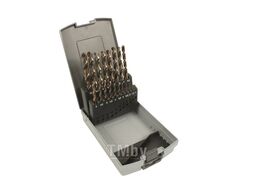 Набор свёрл DIN338 HSS-E-CO 1-10x0.5мм в коробке (19 шт) FBT 55095502F