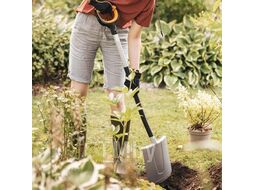 Лопата штыковая с закругленным лезвием Xact (серая) FISKARS 1066730