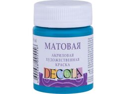 Краска акриловая матовая "Декола", 50 мл., банка Невская Палитра 14328507