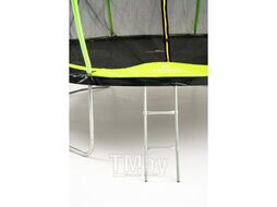 Батут пружинный с защитной сеткой CALVIANO 374 см - 12ft INSIDE master green
