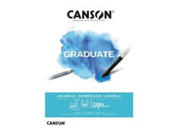 Блок-склейка бумаги для акварели "Graduate" 21*29,7 см, 250 г/м2, 20 л. Canson 400110374