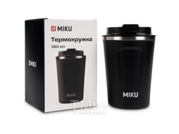 Термокружка MIKU 380 мл TH-MG-380B черный