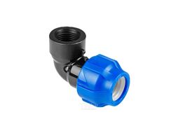Отвод ПНД компрессионный с внутренней резьбой 40х1 1/4" VALFEX 1210012340114
