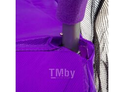 Батут пружинный с защитной сеткой CALVIANO 252 см - 8ft OUTSIDE master purple