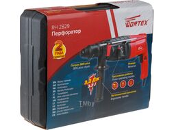 Перфоратор WORTEX RH 2829 в чем. + (2 зубила, 3 сверла) (900 Вт, 3.2 Дж, 3 реж., патрон SDS-plus, быстросъемн., БЗП в комплекте, вес 3.4 кг)