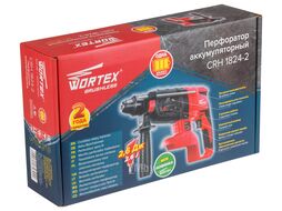 Аккум. перфоратор WORTEX CRH 1824-2 в кор. ALL1 (18.0 В, БЕЗ АККУМУЛЯТОРА, 2.6 Дж, вес 2.4 кг,)