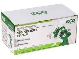 Краскораспылитель ECO SG-2000 (сопло ф 1.0 мм) (HVLP, сопло ф 1.0 мм, верх. бак 110 мл)