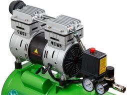 Компрессор ECO AE-25-OF1 (140 л мин, 8 атм, поршневой, безмасляный, ресив. 24 л, 220 В, 0,8 кВт)