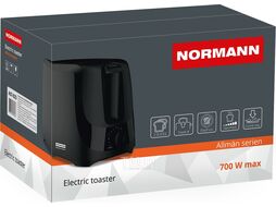 Тостер AST-023 NORMANN (700 Вт, 2 ломтика, черный цвет)