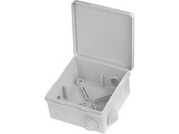 Коробка распред.с крышкой 100х100х55мм IP54, 8вх. TDM