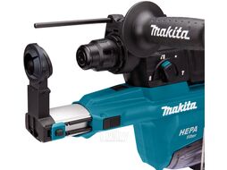 Перфоратор MAKITA HR 2652 в чем. + система пылеудаления (800 Вт, 2.2 Дж, 3 реж., патрон SDS-plus, быстросъемн., БЗП в комплекте, вес 4.3 кг)