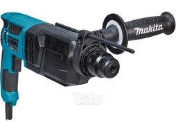 Перфоратор MAKITA HR 2652 в чем. + система пылеудаления (800 Вт, 2.2 Дж, 3 реж., патрон SDS-plus, быстросъемн., БЗП в комплекте, вес 4.3 кг)