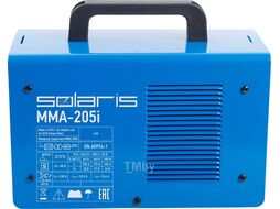 Инвертор сварочный SOLARIS MMA-205i (230В; 10-200 А; 85В; электроды диам. 1.6-4.0 мм; вес 5.1 кг)