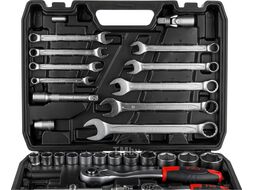 Набор головок и ключей 82пр. 1/4",1/2" PRO STARTUL STUTTGART (PRO-082S) (6 граней)