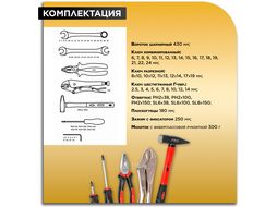 Набор слесарного инстр-та в чем. 142пр. PRO STARTUL STUTTGART (PRO-142S) (6 граней)