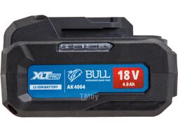 Аккумулятор AK 4004 18.0 В, 4.0 А/ч, Li-Ion XLTpro (18 В, 4 А*ч, Li-ion) BULL 1329596