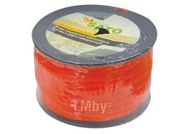 Шнур косильный нейлоновый 2,4мм х238м квадратный SATO TECHNO (3LB)