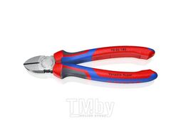 Бокорезы, L-180 мм, твёрдость кромок 62 HRC, чёрные, 2-комп. рукоятки KNIPEX 7002180
