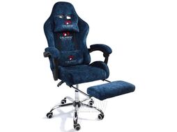 Вибромассажное кресло Calviano AVANTI ULTIMATO blue fabric
