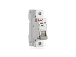 Выключатель автоматический AV-10 1P 25A (K) 10kA EKF AVERES mcb10-1-25K-av