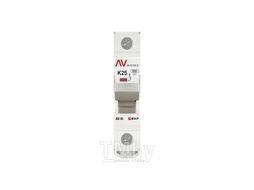 Выключатель автоматический AV-10 1P 25A (K) 10kA EKF AVERES mcb10-1-25K-av