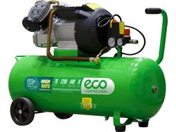 Компрессор ECO AE-705-3 (440 л/мин, 8 атм, коаксиальный, масляный, ресив. 70 л, 220 В, 2.20 кВт)