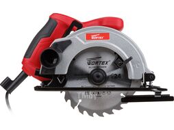 Циркулярная пила WORTEX CS 1612 в кор. (1200 Вт, 160х20 мм, до 52 мм)