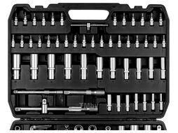 Набор головок и бит 172пр. 1/4",3/8",1/2" PRO STARTUL STUTTGART (PRO-172S) (6 граней)