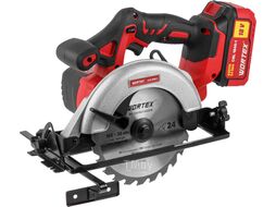 Аккум. циркулярная пила CCS 1816-1 в чем. ALL1 XLT SET 18 В, 165 мм, до 55 мм, 4 А*ч WORTEX 329349