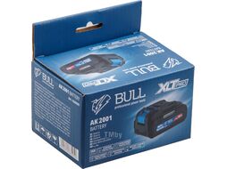 Аккумулятор AK 2001 18.0 В, 2.0 А/ч, Li-Ion XLTpro (18 В, 2 А*ч, Li-ion) BULL 1329595