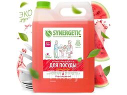 Средство для мытья посуды антибактер., с ароматом арбуза 5л SYNERGETIC