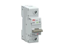 Выключатель автоматический AV-125 1P 63A (C) 10kA EKF AVERES mcb125-1-63C-av