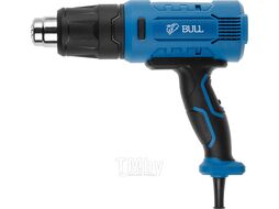 Термовоздуходувка BULL HG 5501 в чем. + набор сопл (1800 Вт, 3 скор., 50-550 С, ступенч. рег.)