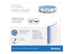 Каркасный бассейн Bestway Steel Pro 56406 (305x76 см)