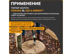 Топор-колун X25 XL FISKARS (122483)