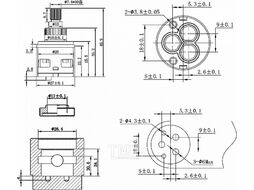 Картридж-дивертор D26 для смесителя, тип F, AV Engineering (3 выхода) AVSSS-098