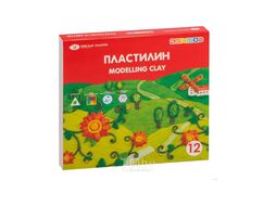 Пластилин для детской лепки 12 цв. "Colorino" квадр. CoolPack 57417PTR