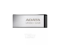 USB флеш накопитель 32Gb AData UR350 UR350-32G-RSR/BK, USB3.2, серебристый/черный