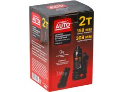 Домкрат гидравлический 2т бутылочный 158-308мм STARTUL AUTO (ST8019-02) (h min 158мм, h max 308мм)