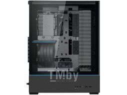 Корпус Lian Li SUP01X / Black / 3 x 120mm PWM Fan / PCIe4.0 Riser Cable / Mid-Tower, TG / G99.SUP01X.R0