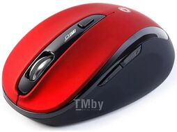 Мышь беспроводная беззвучная SMARTBUY 612AG красная, LED BLUE (SBM612AGRK)/40/