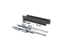 Система ящиков Slimbox AKS L-400 H=90 графит SOFT CLOSE ДСП 16мм