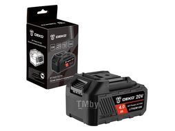 Аккумулятор MT Power Li-ion, 20В, 4.0А*ч, с повышенной токоотдачей, разъём UNV Deko 084-1064