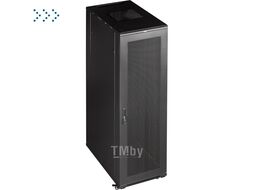 Шкаф 19" Business, 32U 600x800, черный, передняя дв. перфорир., задняя дв. распашная перфорир. Lanmaster TWT-CBB-32U-6x8-P1