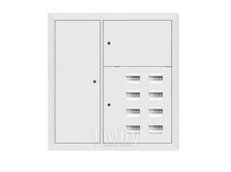 Щит этажный 8 кв. RAL9003 со слаботочным отсеком слева (1000х950х150) EKF PROxima mb29-v-8z-ral9003