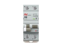 Дифференциальный автомат DVA-10 1P+N 40А (B) 300мА (A) 10кА EKF AVERES rcbo10-1pn-40B-300-a-av